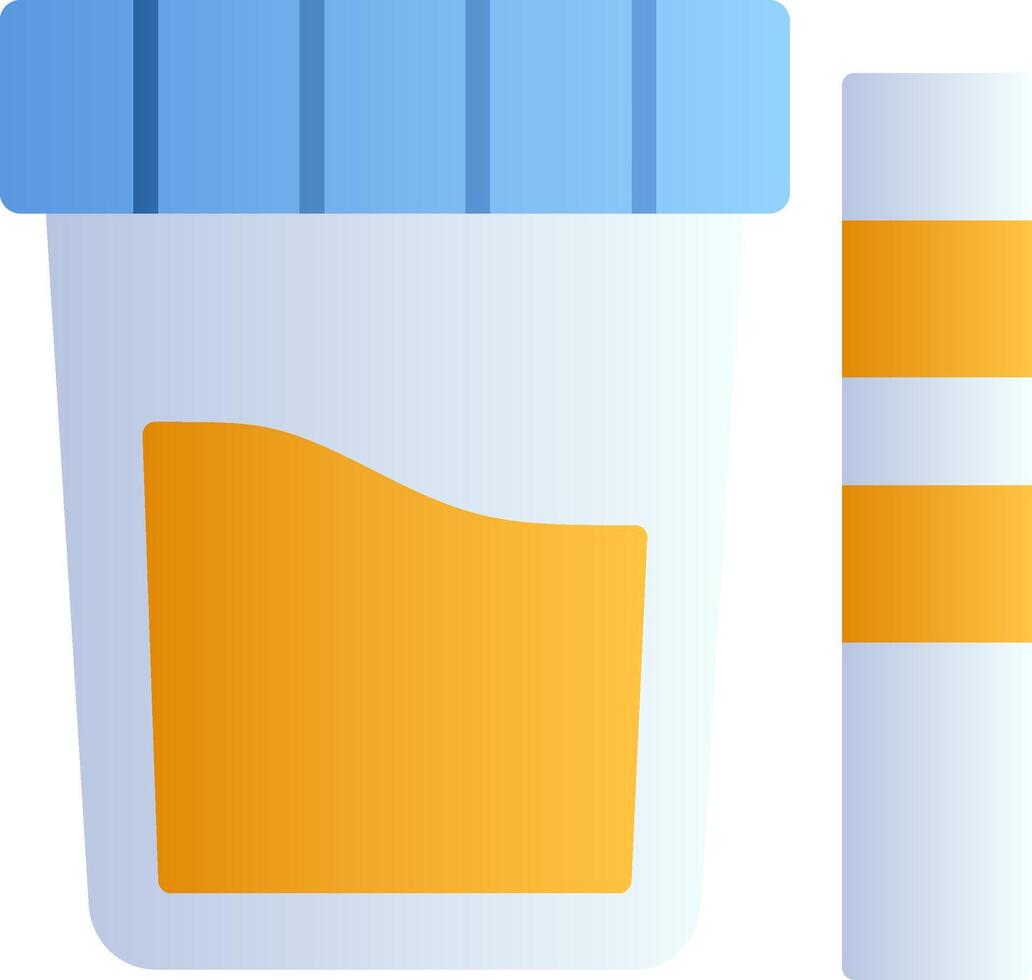 Urine Test Vector Icon