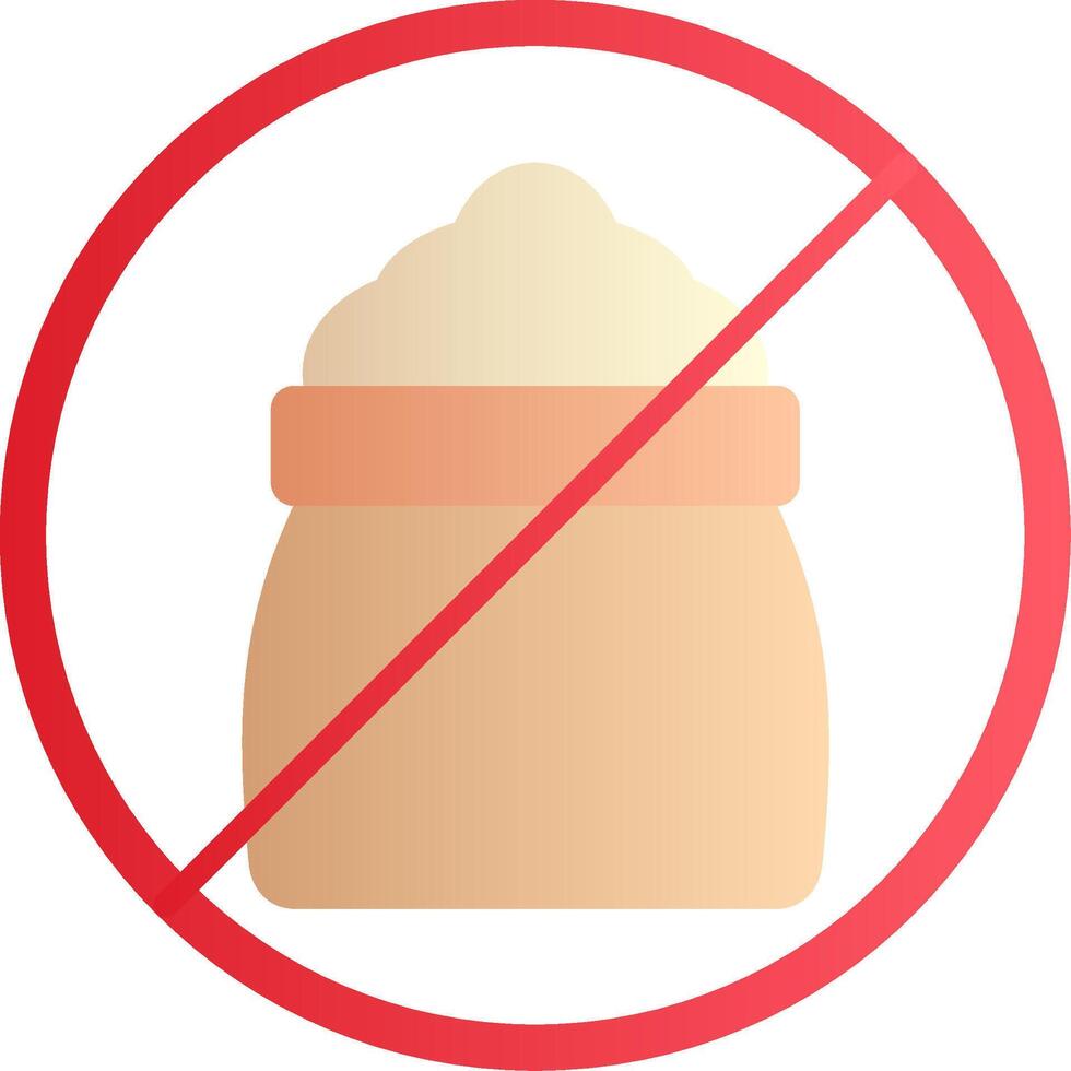 No Sugar Vector Icon