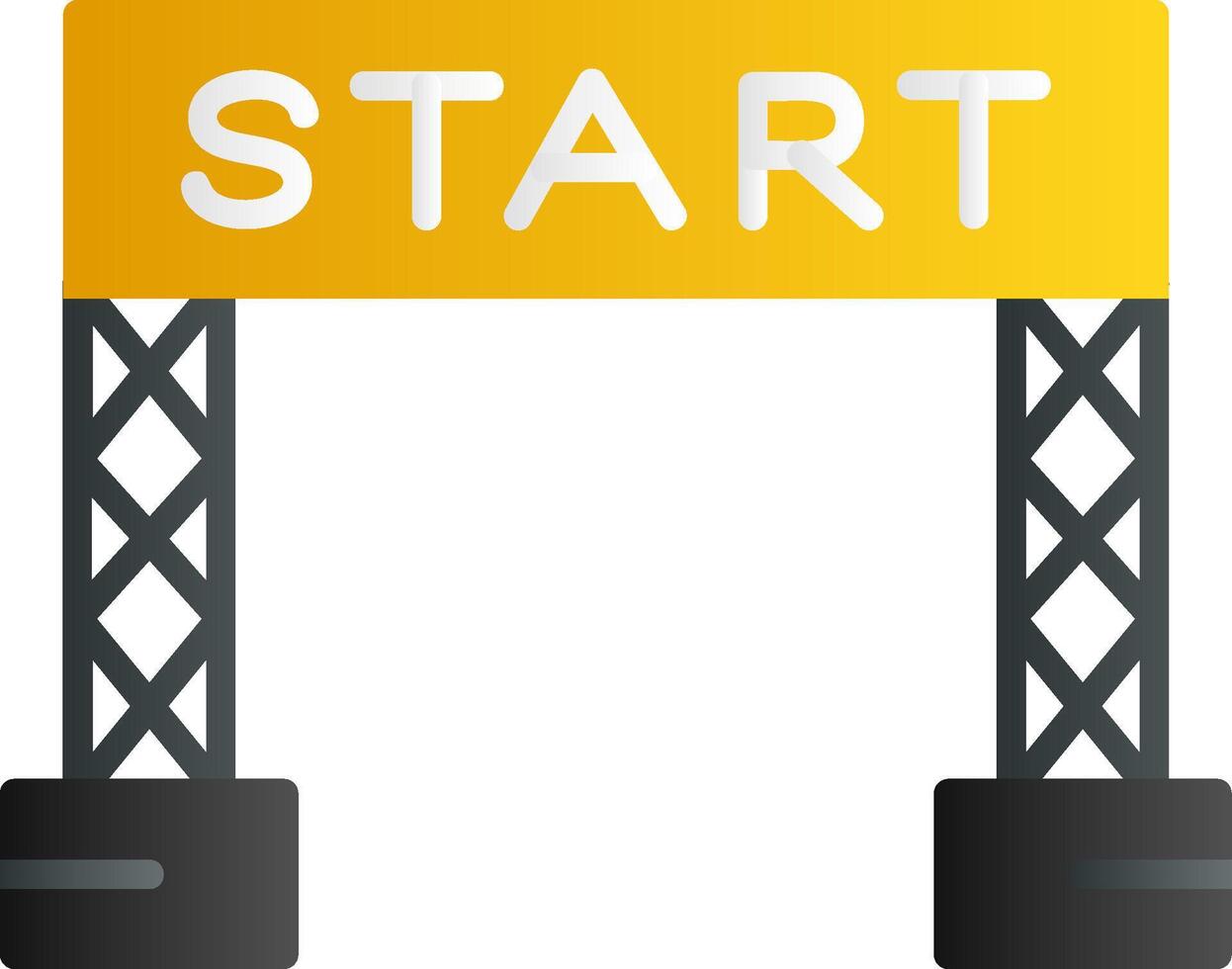 Start Line Vector Icon