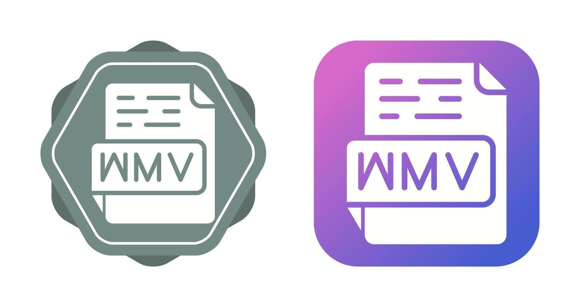 wmv vector icono