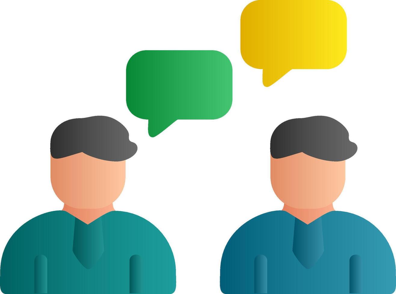 Work Conversation Vector Icon