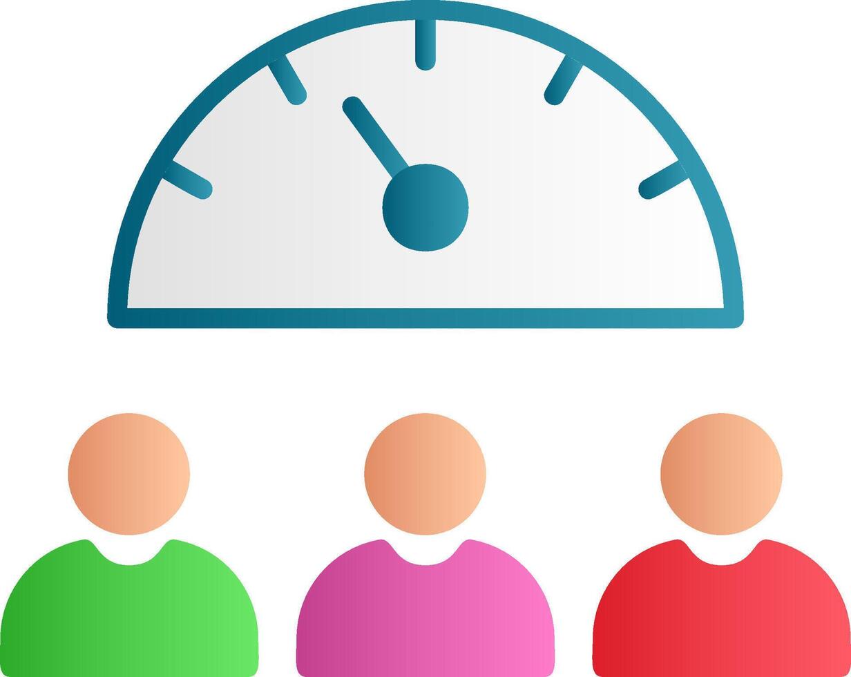 Team Work Speed Vector Icon