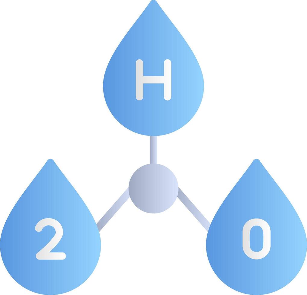 H2o Vector Icon