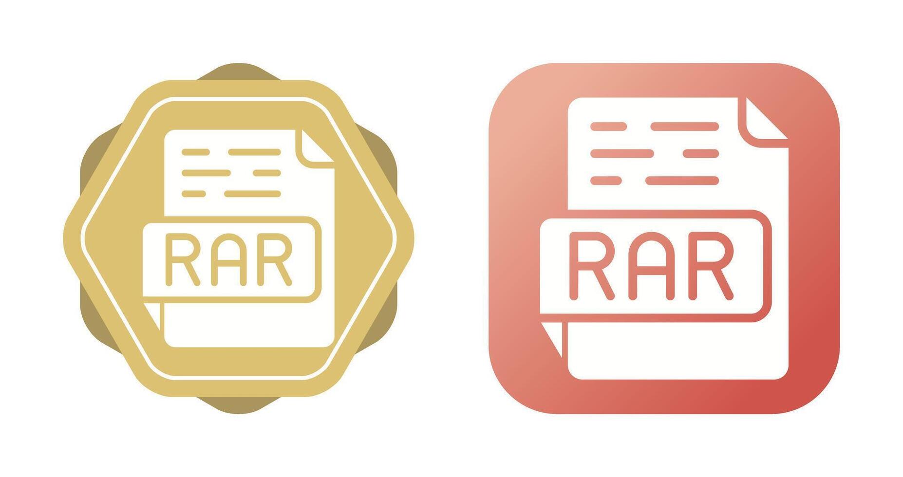 RAR Vector Icon