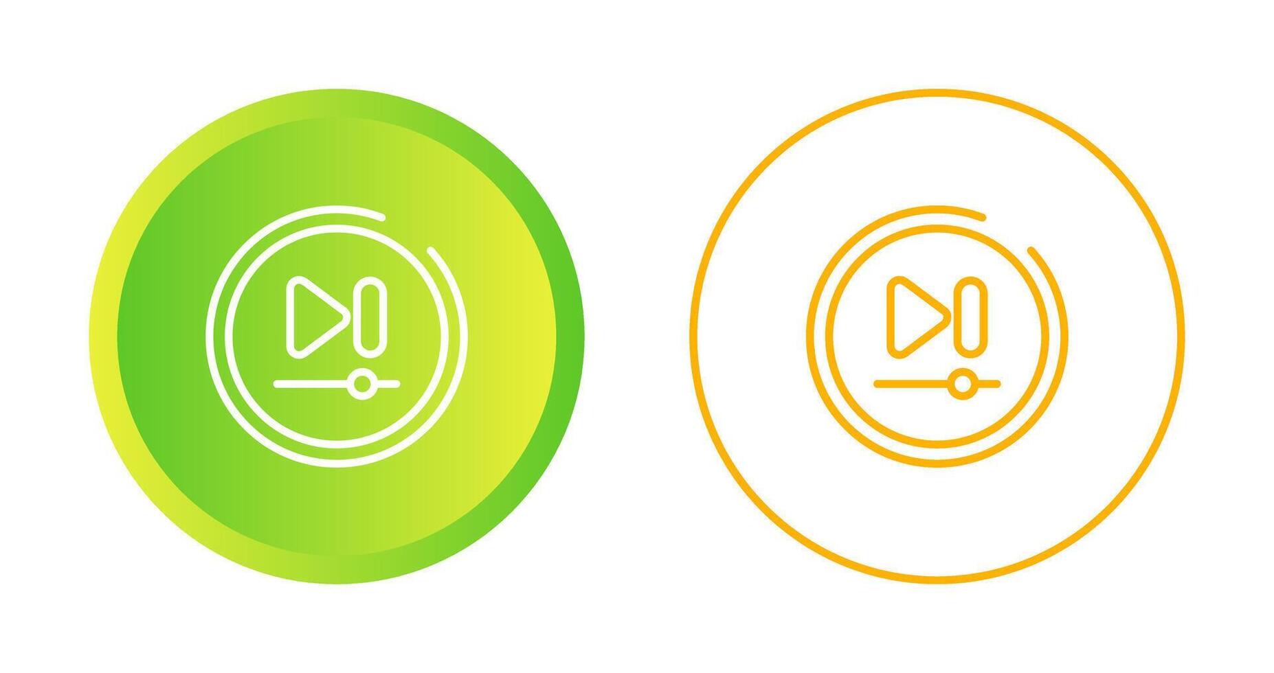 Video Next Track Button Vector Icon