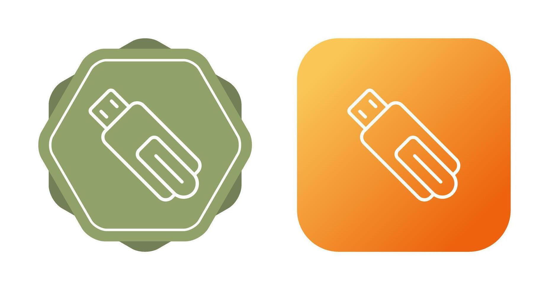 USB Flash Drive Vector Icon