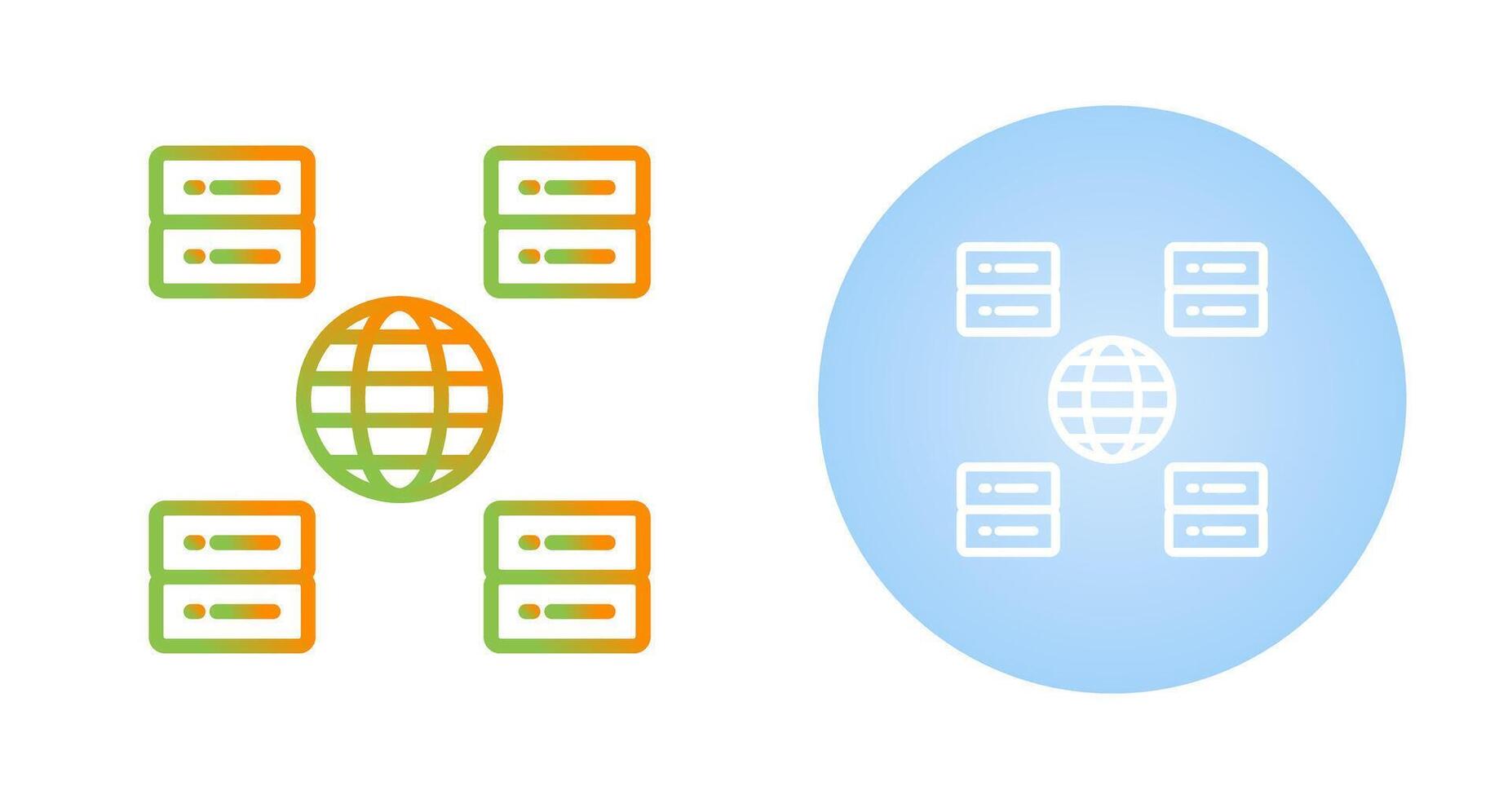 Content Delivery Network Vector Icon
