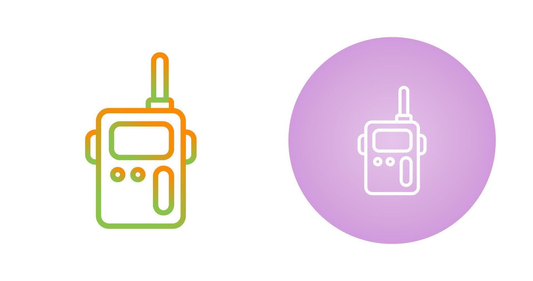 Emergency radio Vector Icon