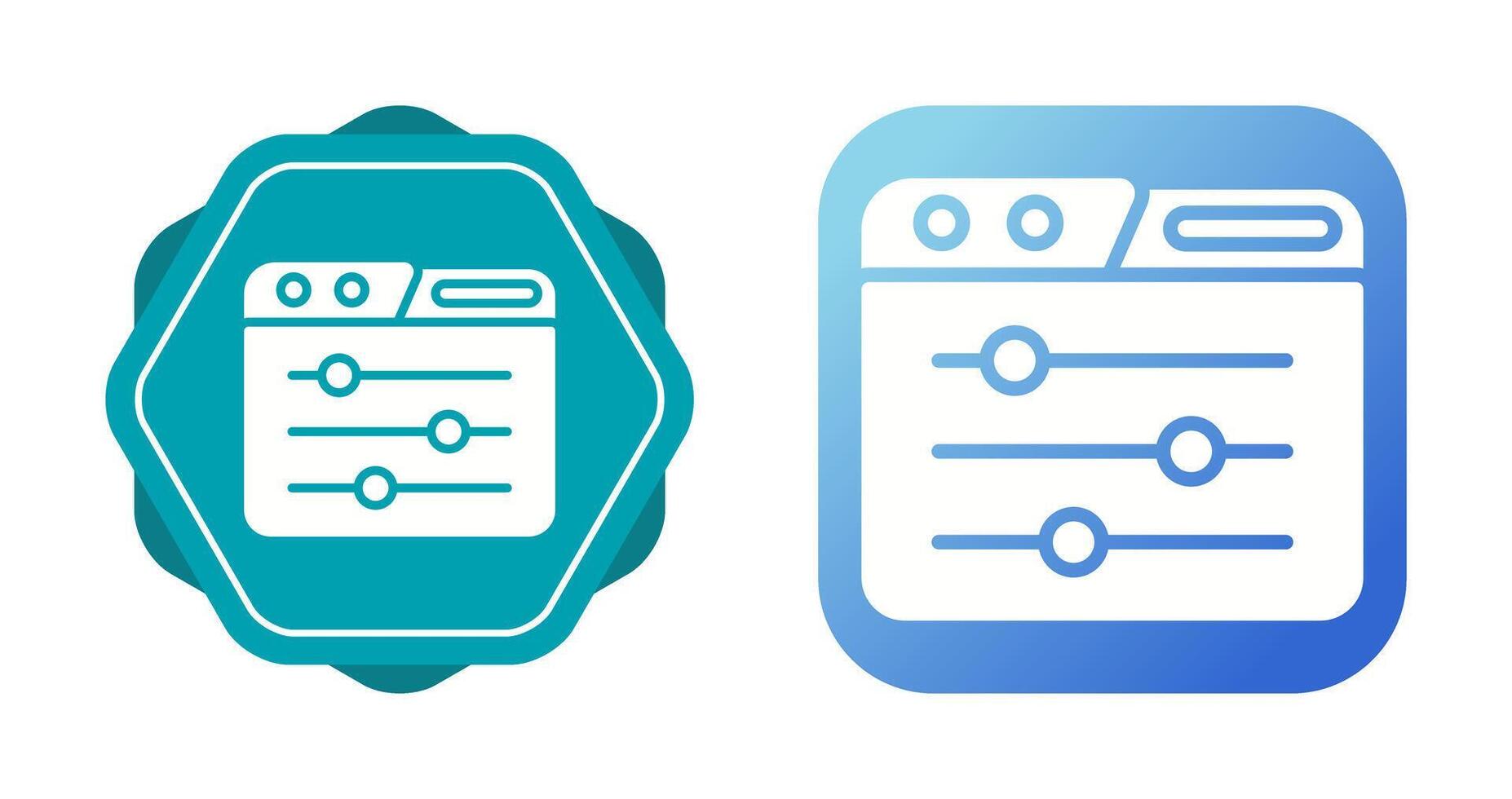 Control Panel Vector Icon