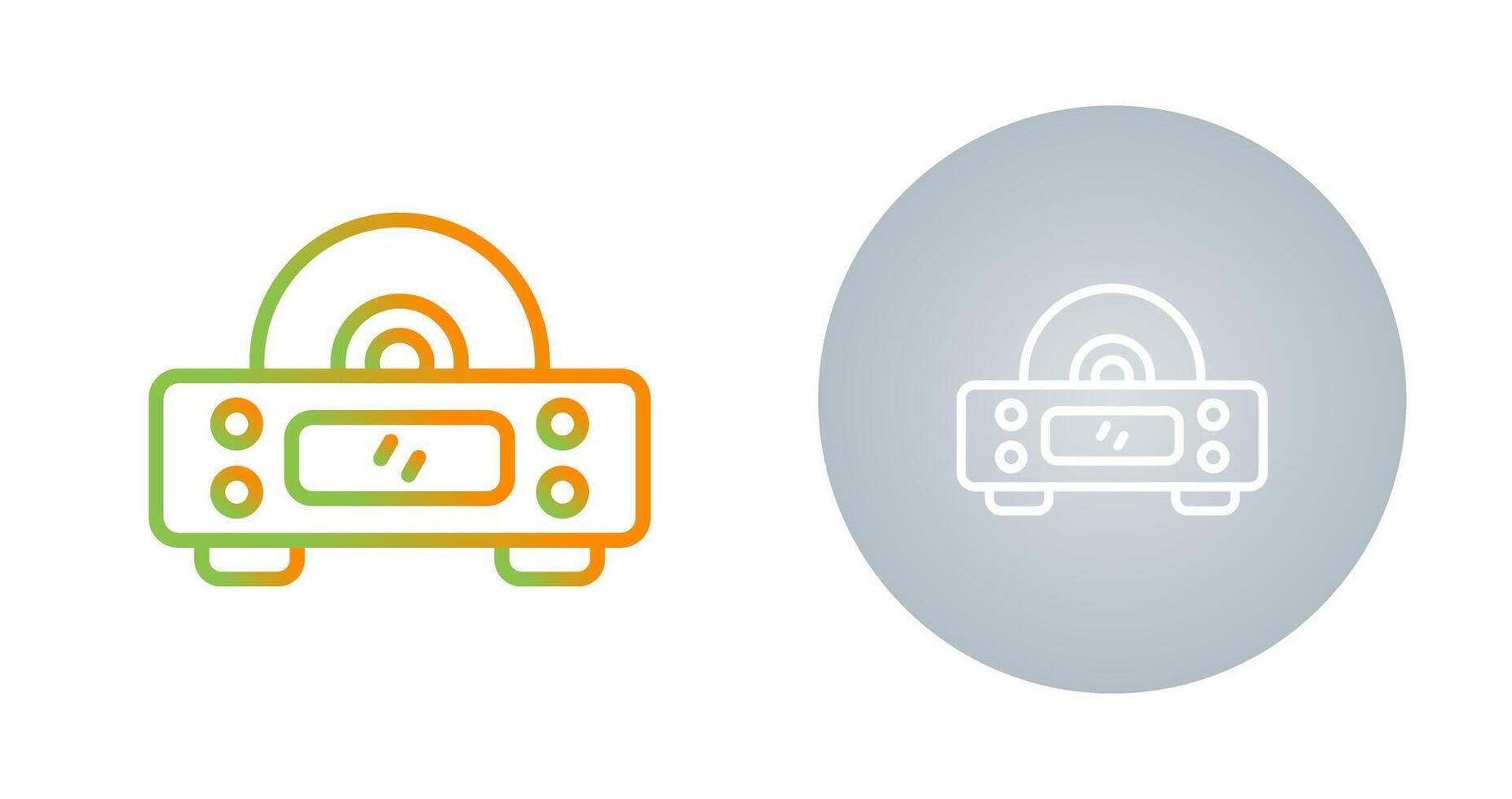 Cd Player Vector Icon