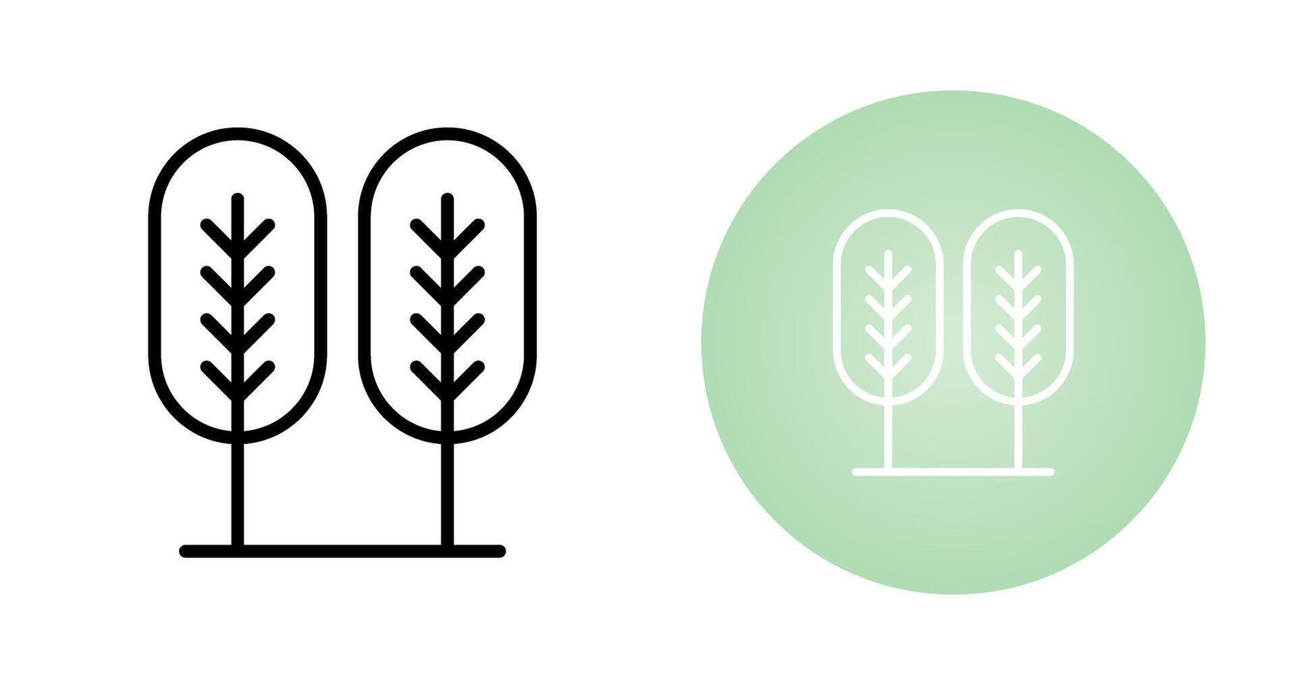 Birch tree Vector Icon