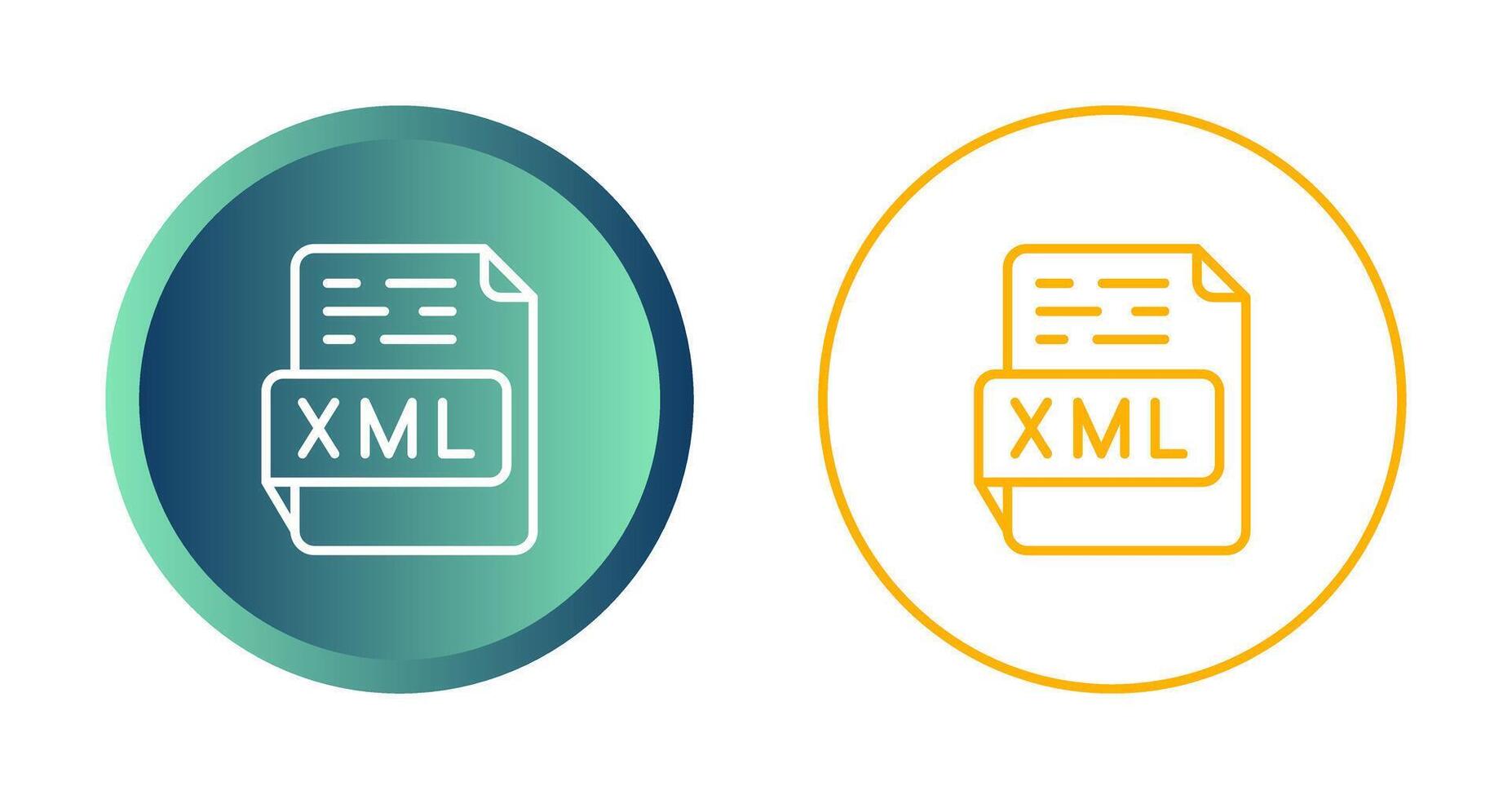 XML Vector Icon