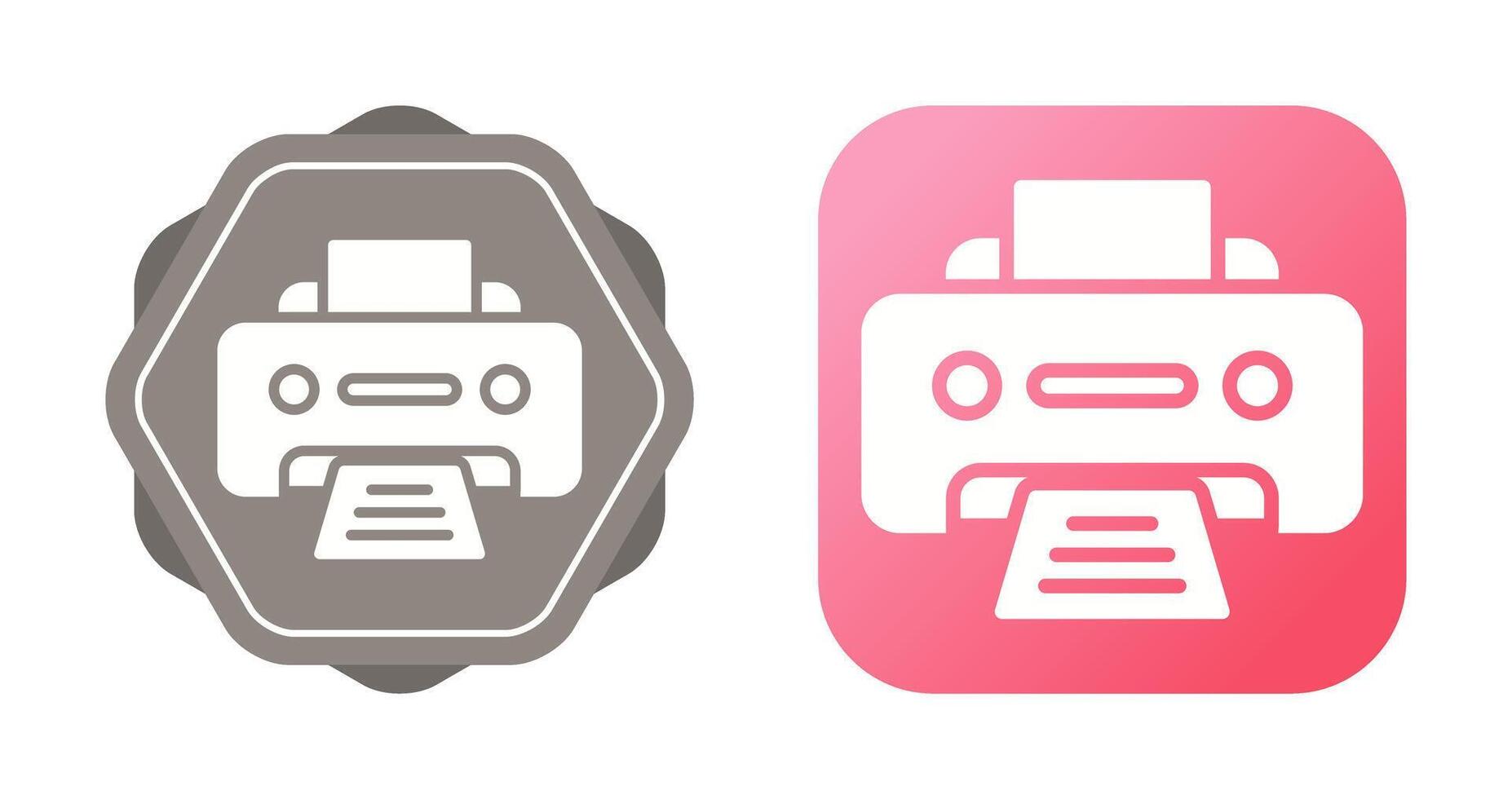 icono de vector de impresora