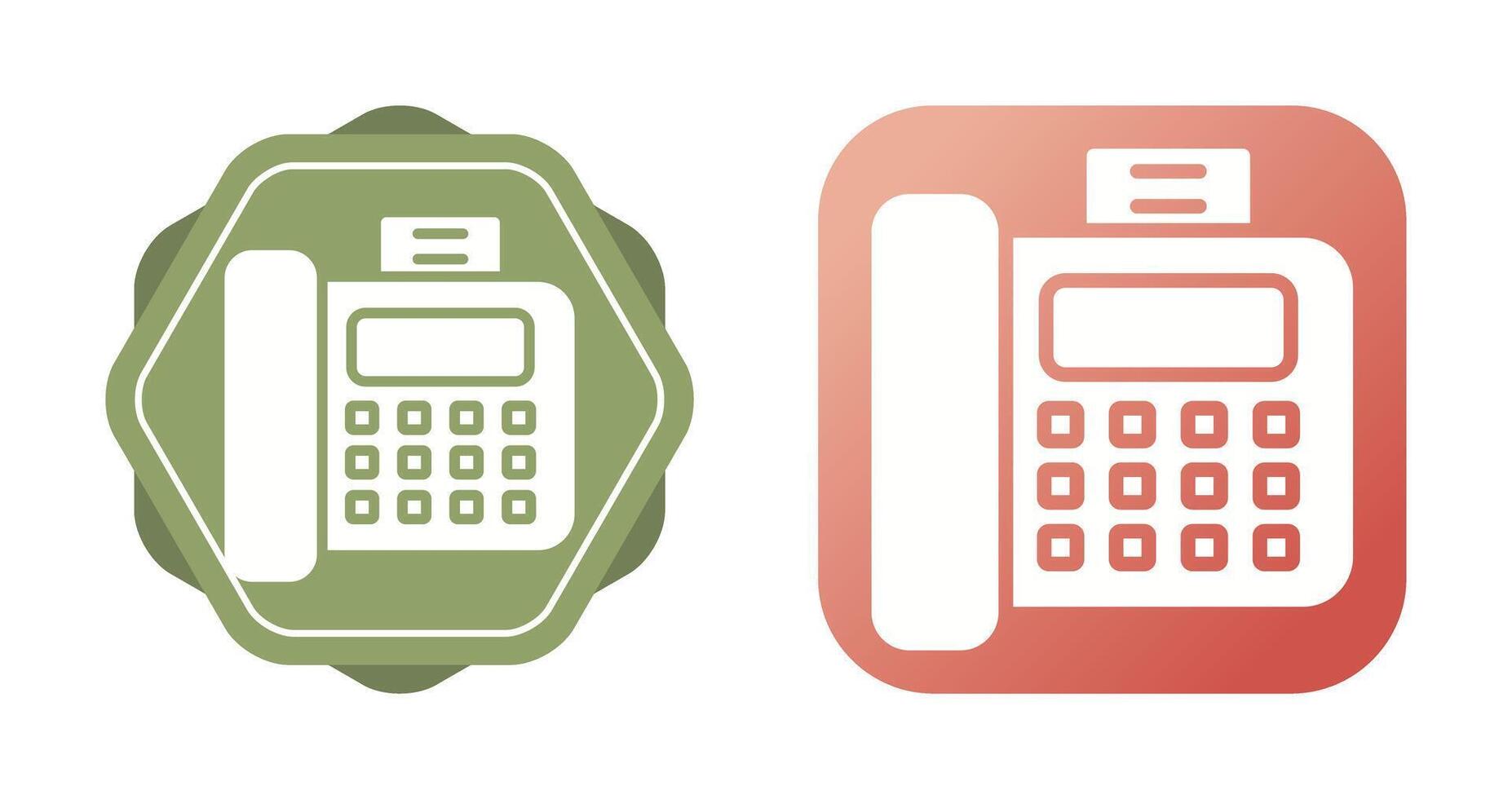 Fax Machine Vector Icon