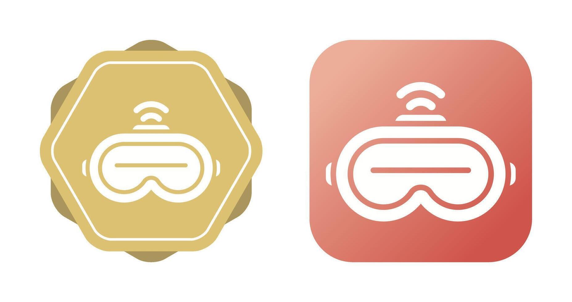 Augmented Reality Headset Vector Icon