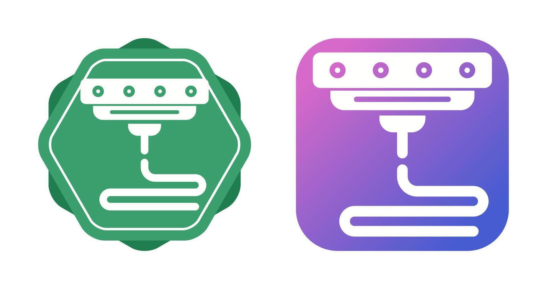 3D Printer Vector Icon