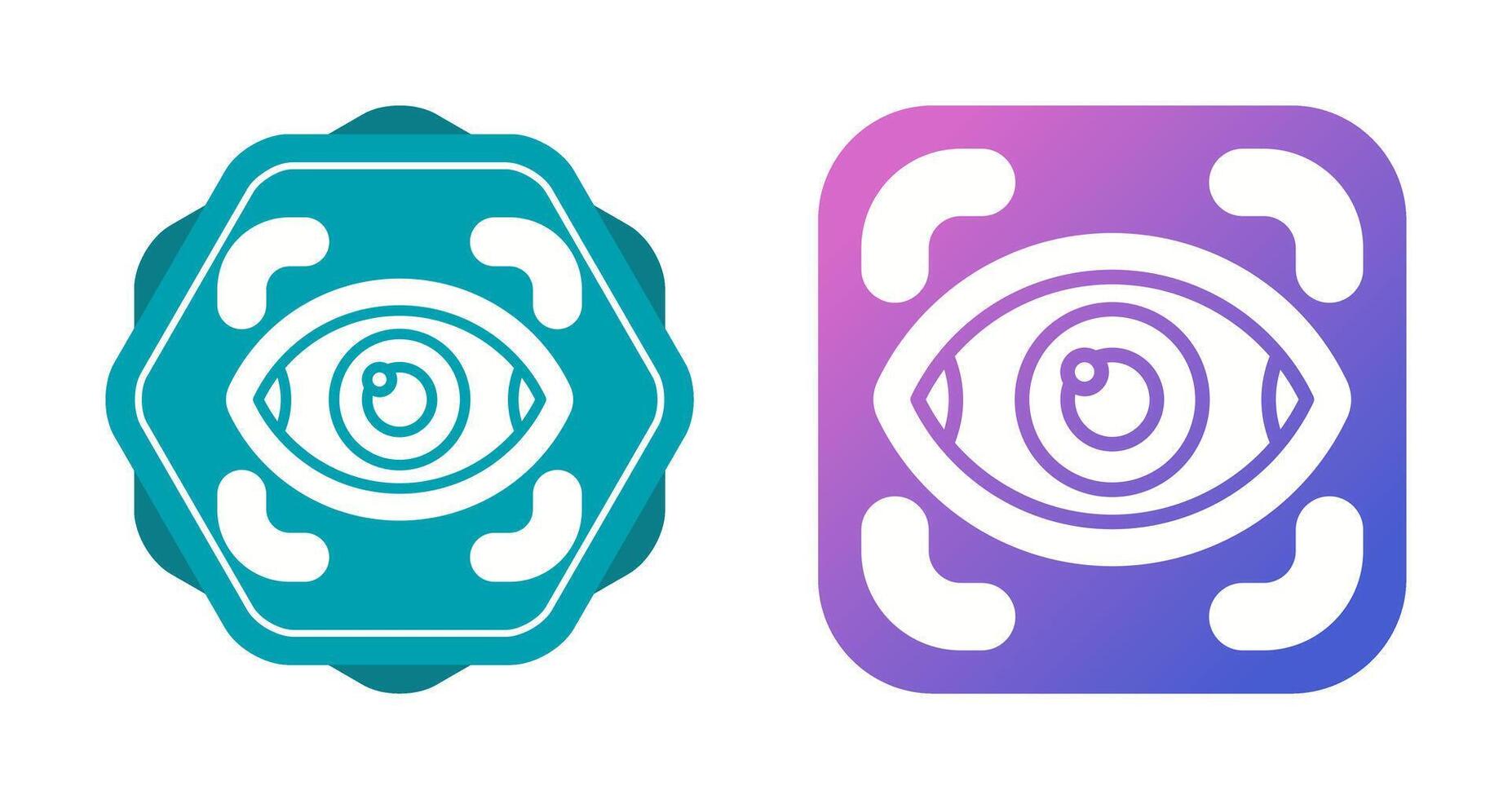 Retinal Scanner Vector Icon