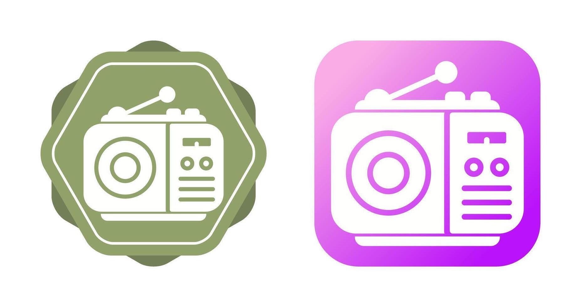 Radio Vector Icon