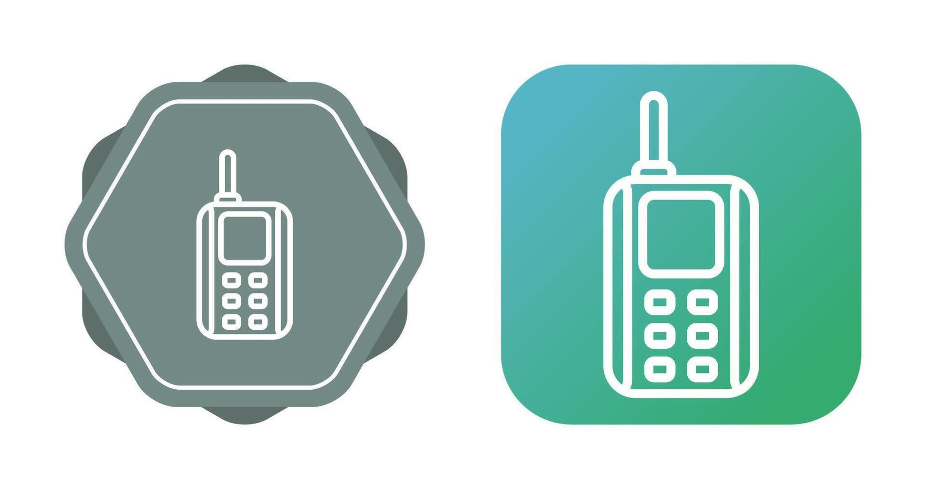 Walkie Talkie Vector Icon