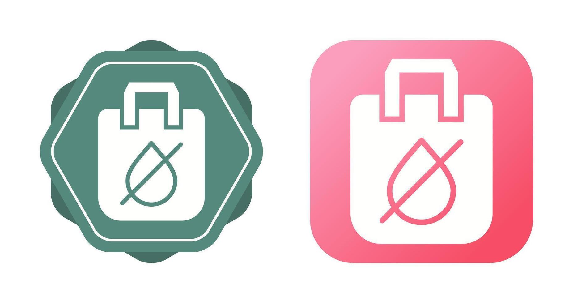 Waterproof bag Vector Icon