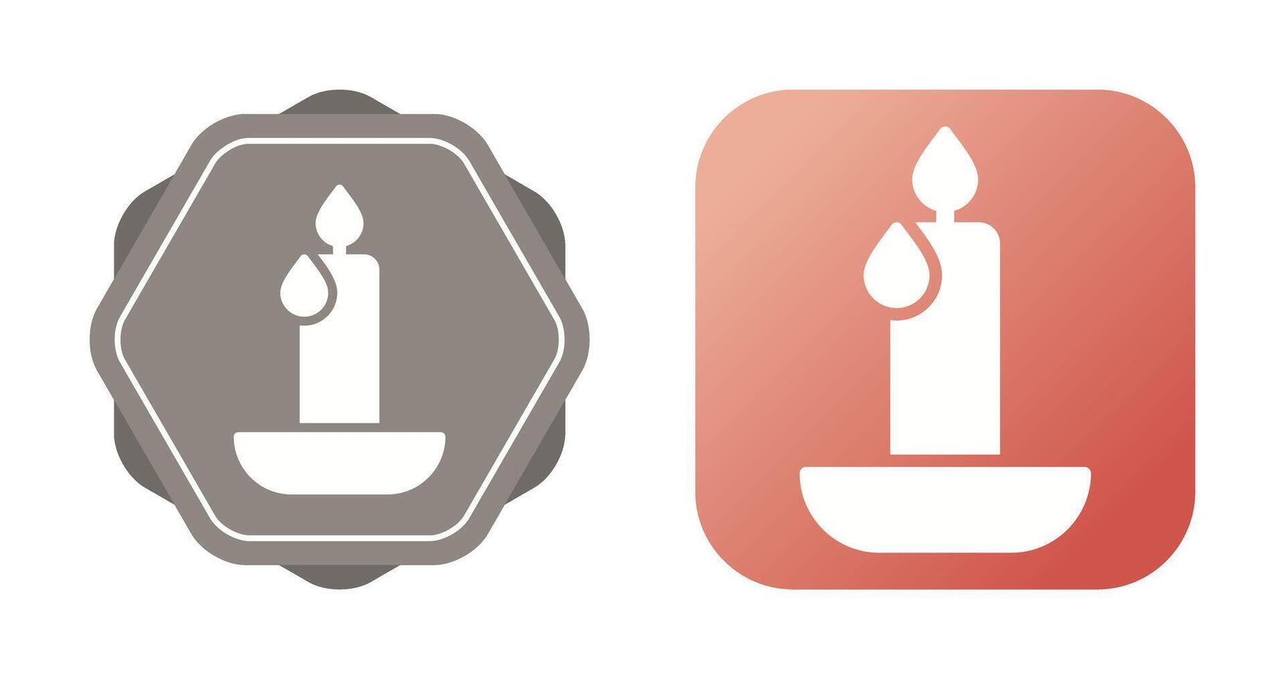 Emergency candle Vector Icon