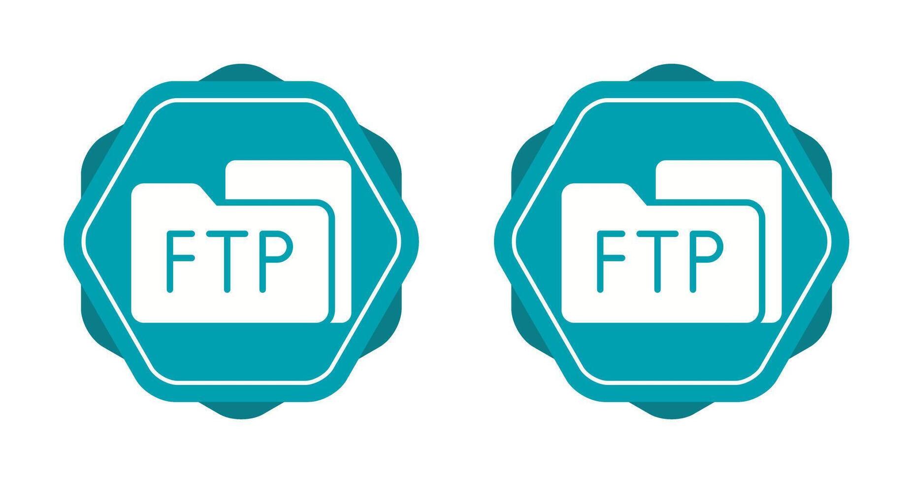 ftp acceso vector icono