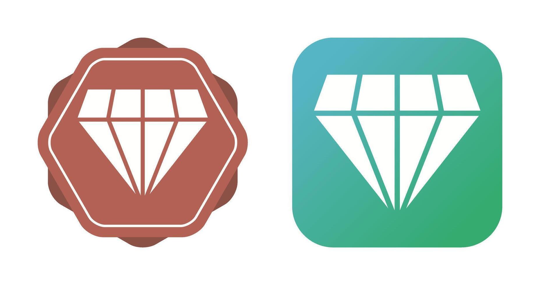 icono de vector de diamante