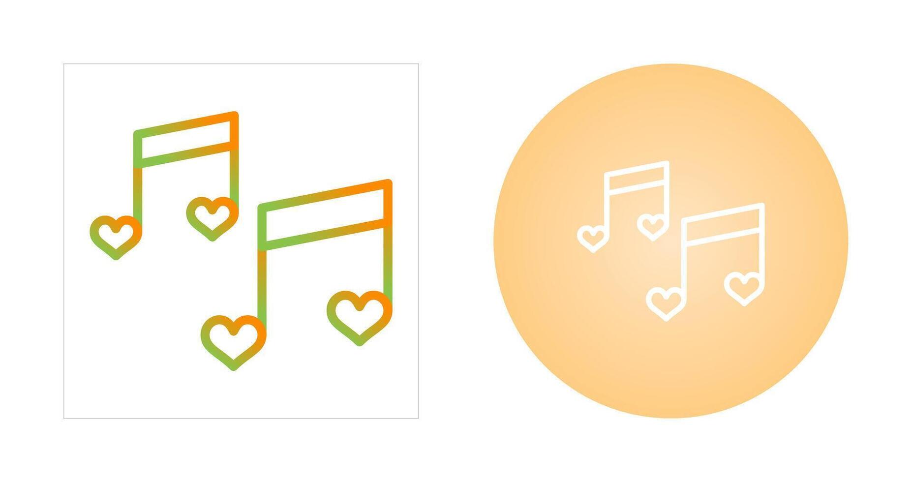 Romantic music Vector Icon