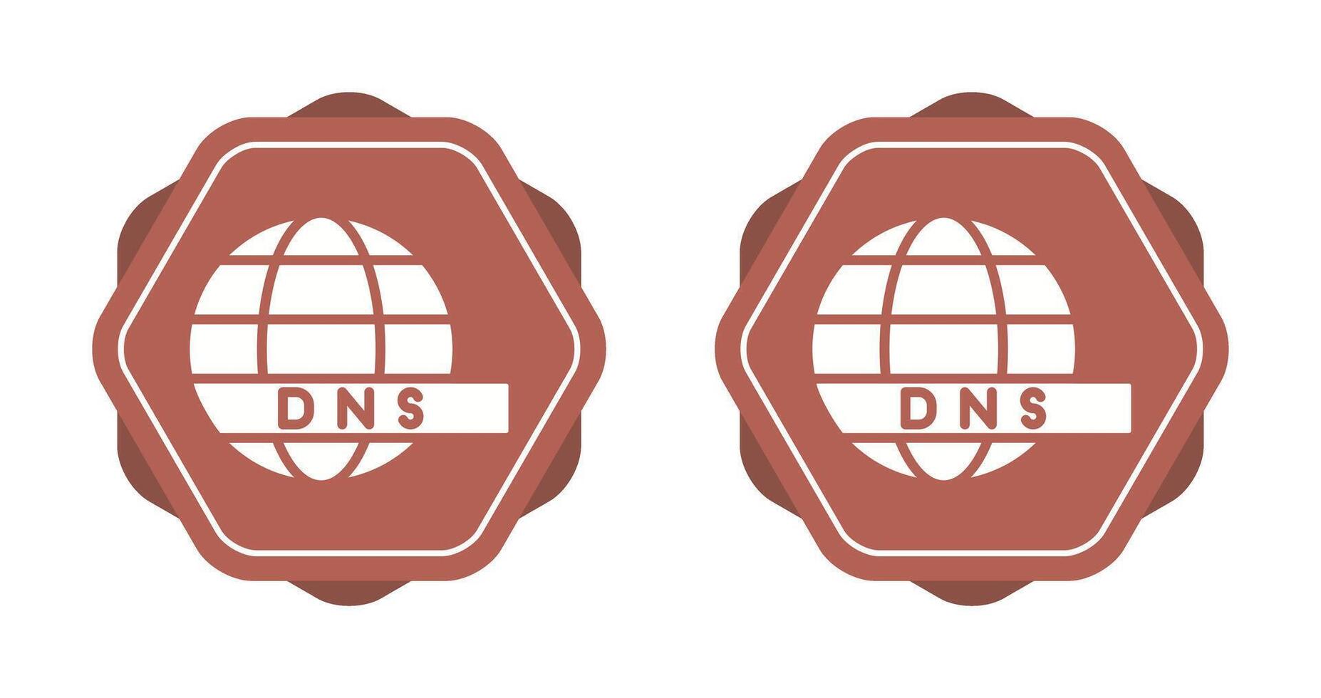 dns servidor vector icono