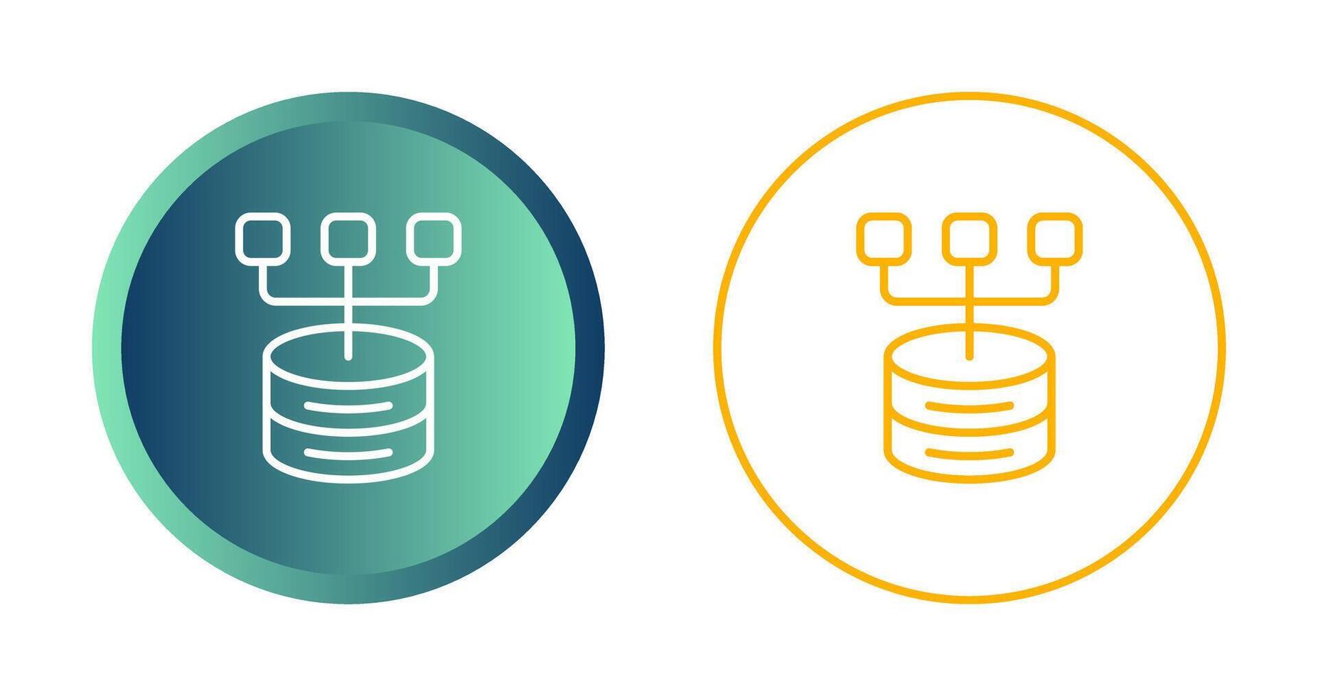 Data Modeling Vector Icon