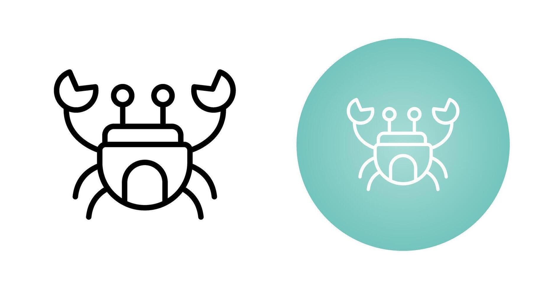 Crab Vector Icon