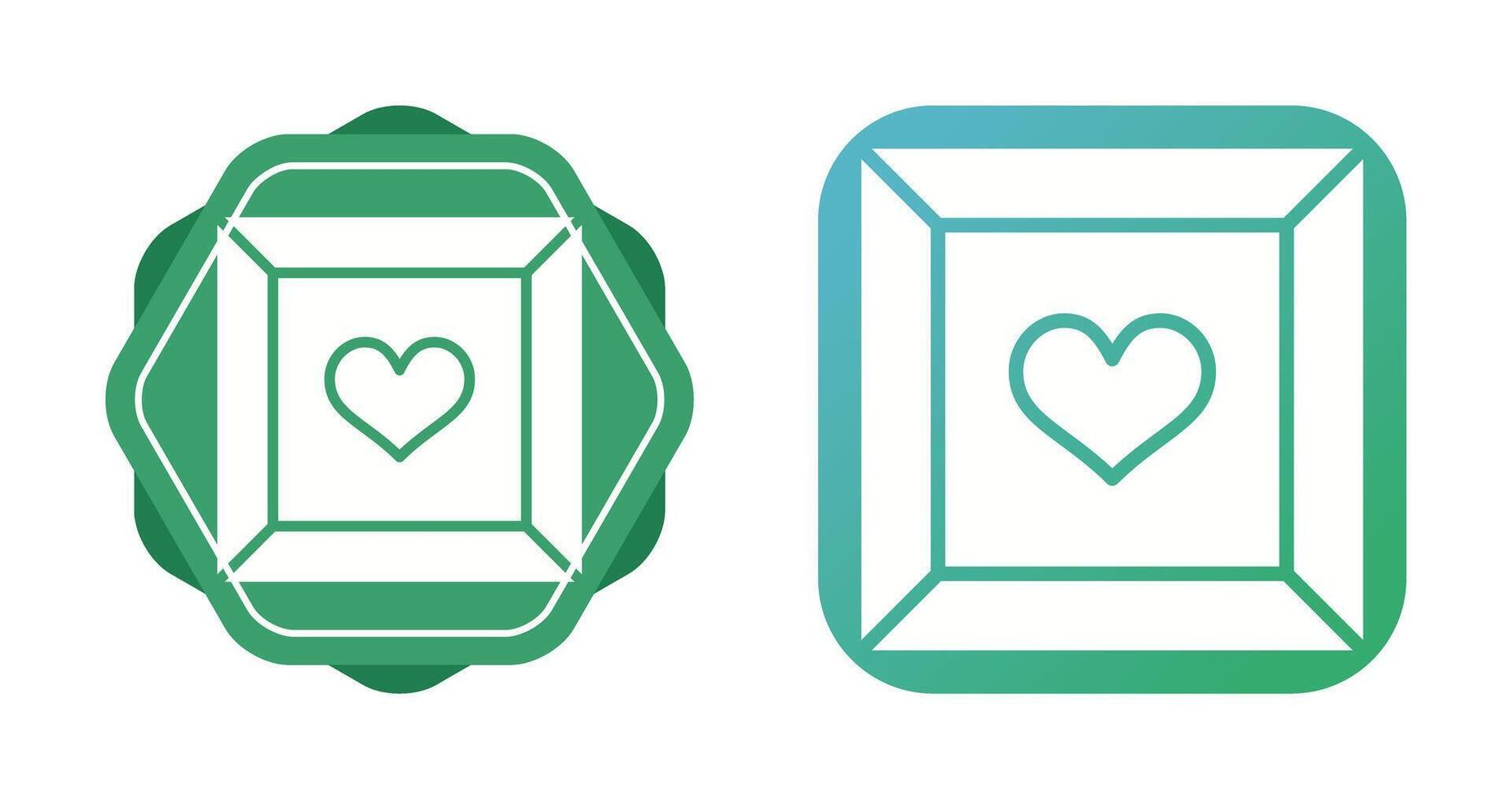 Romantic Jewelry Box Vector Icon