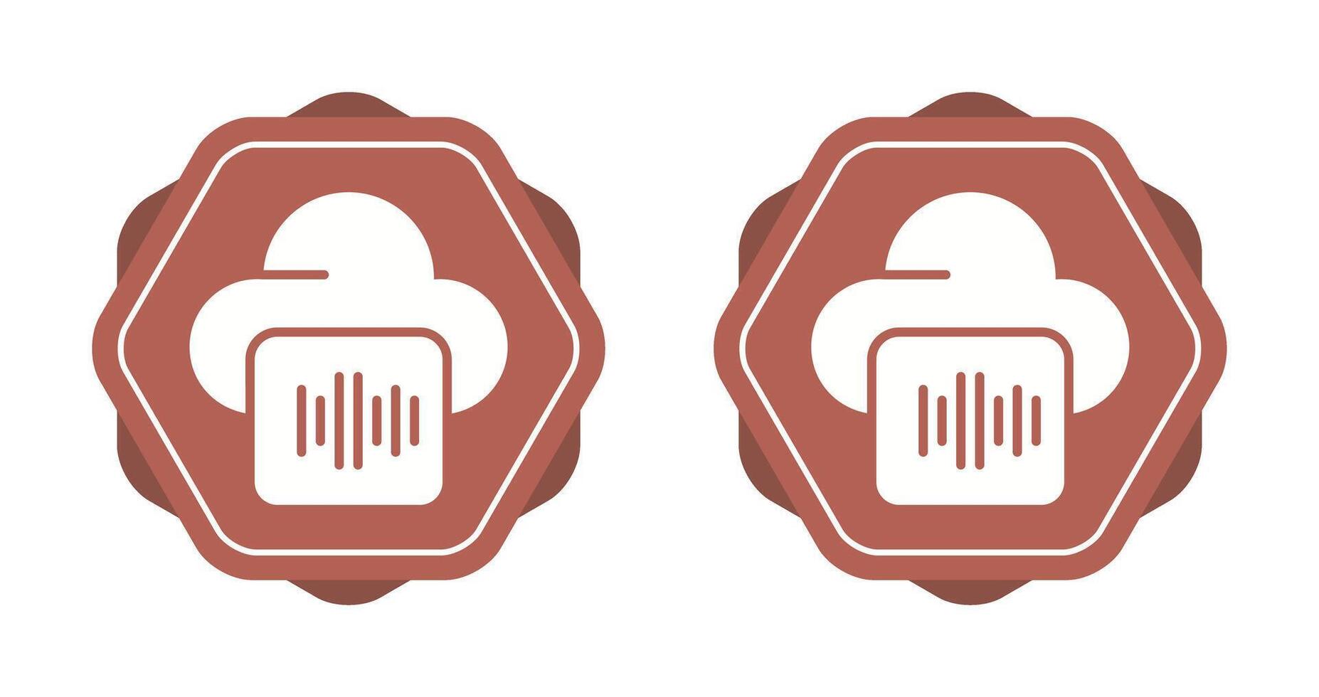 audio hospedaje vector icono