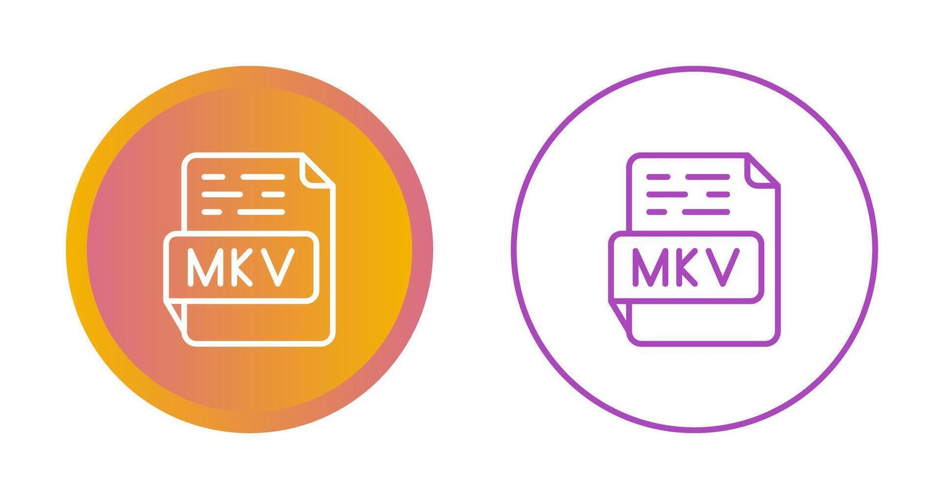 MKV Vector Icon