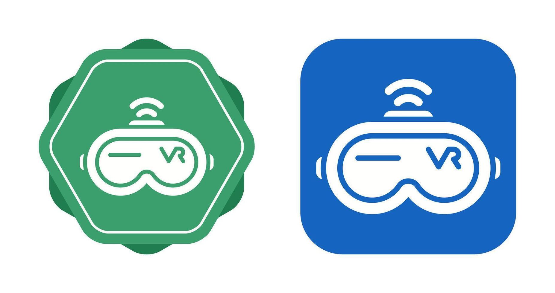 Virtual Reality Headset Vector Icon