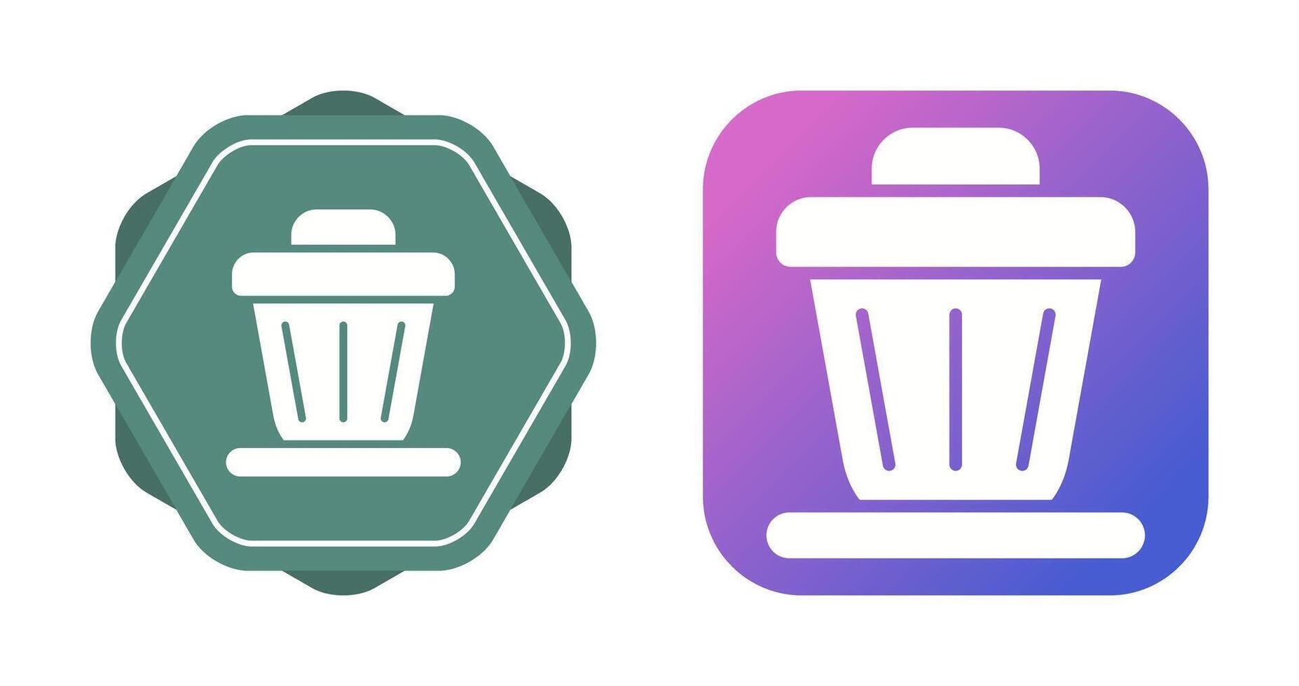 Trash bin Vector Icon
