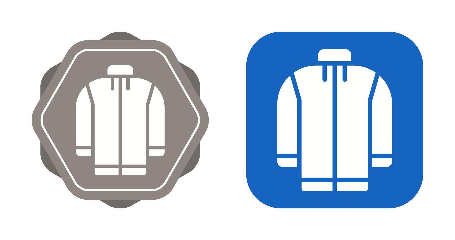 Fleece jacket Vector Icon