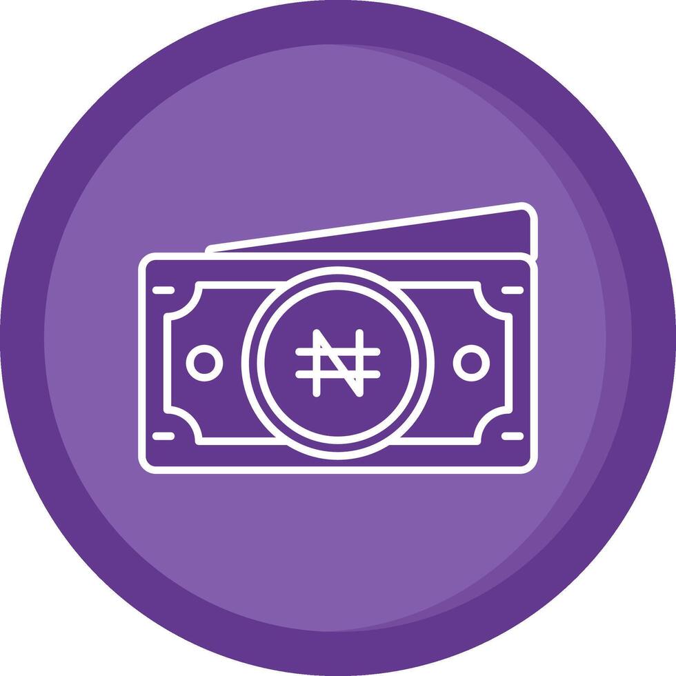 Namecoin Solid Purple Circle Icon vector