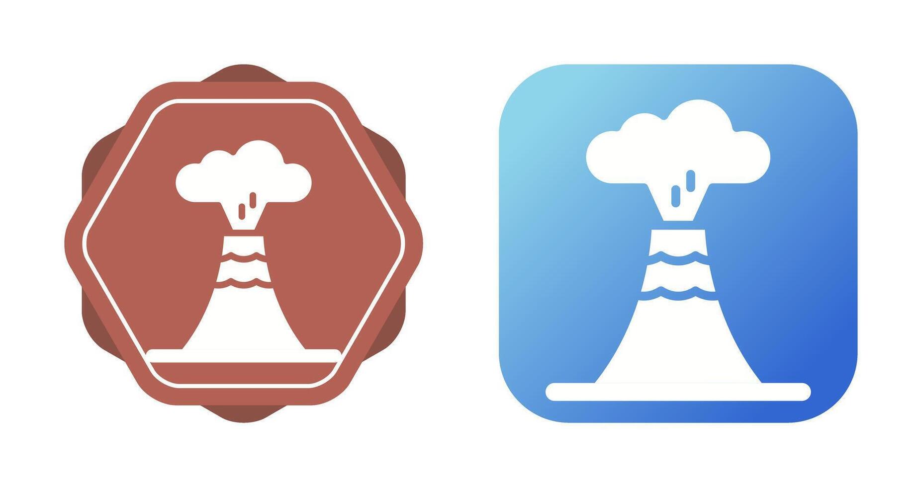 Volcano Vector Icon