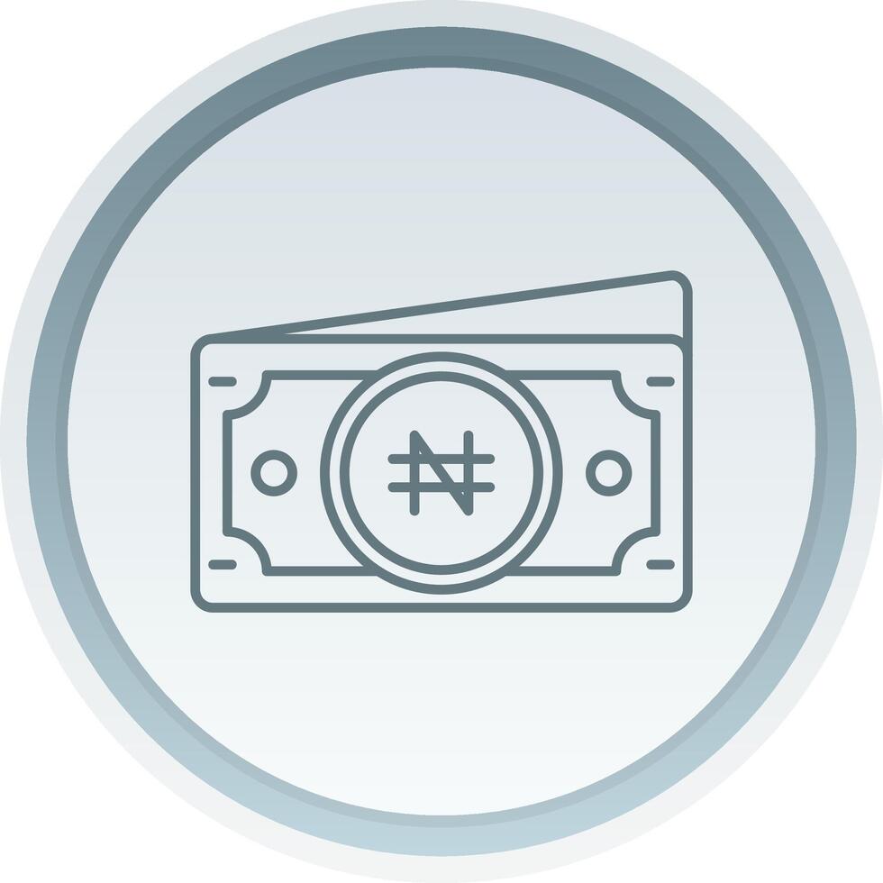 Namecoin Linear Button Icon vector