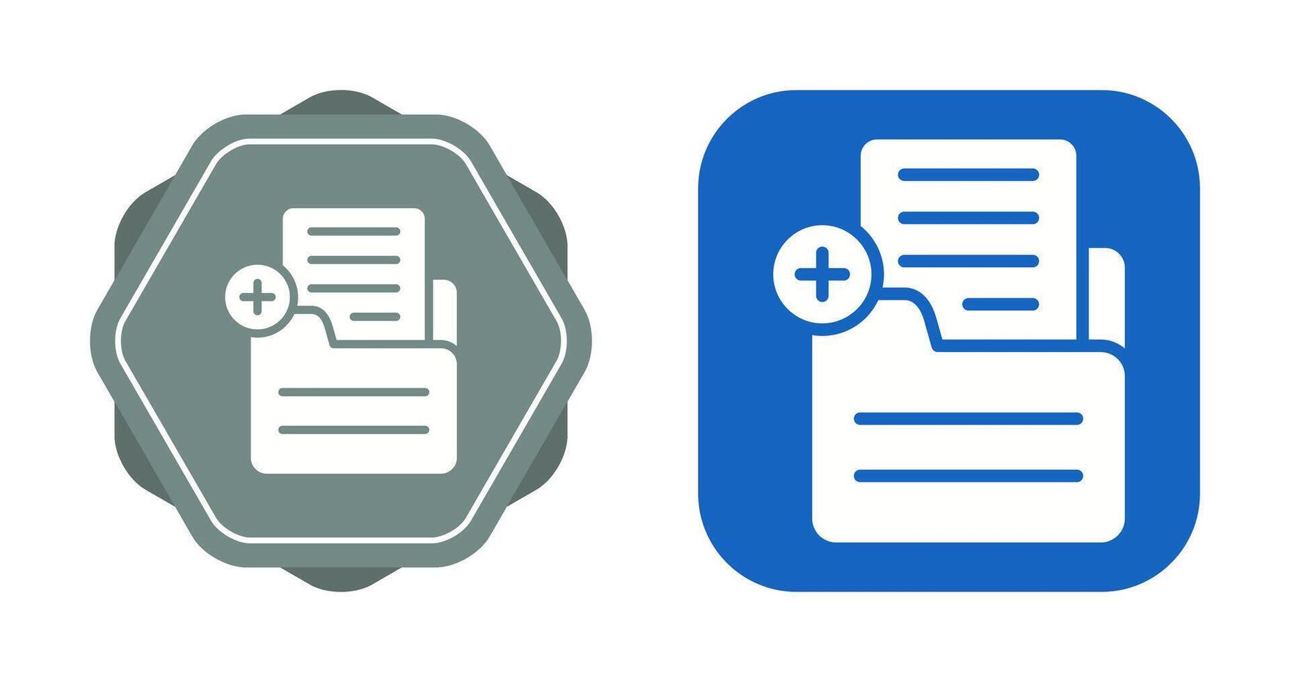 Document Add Vector Icon