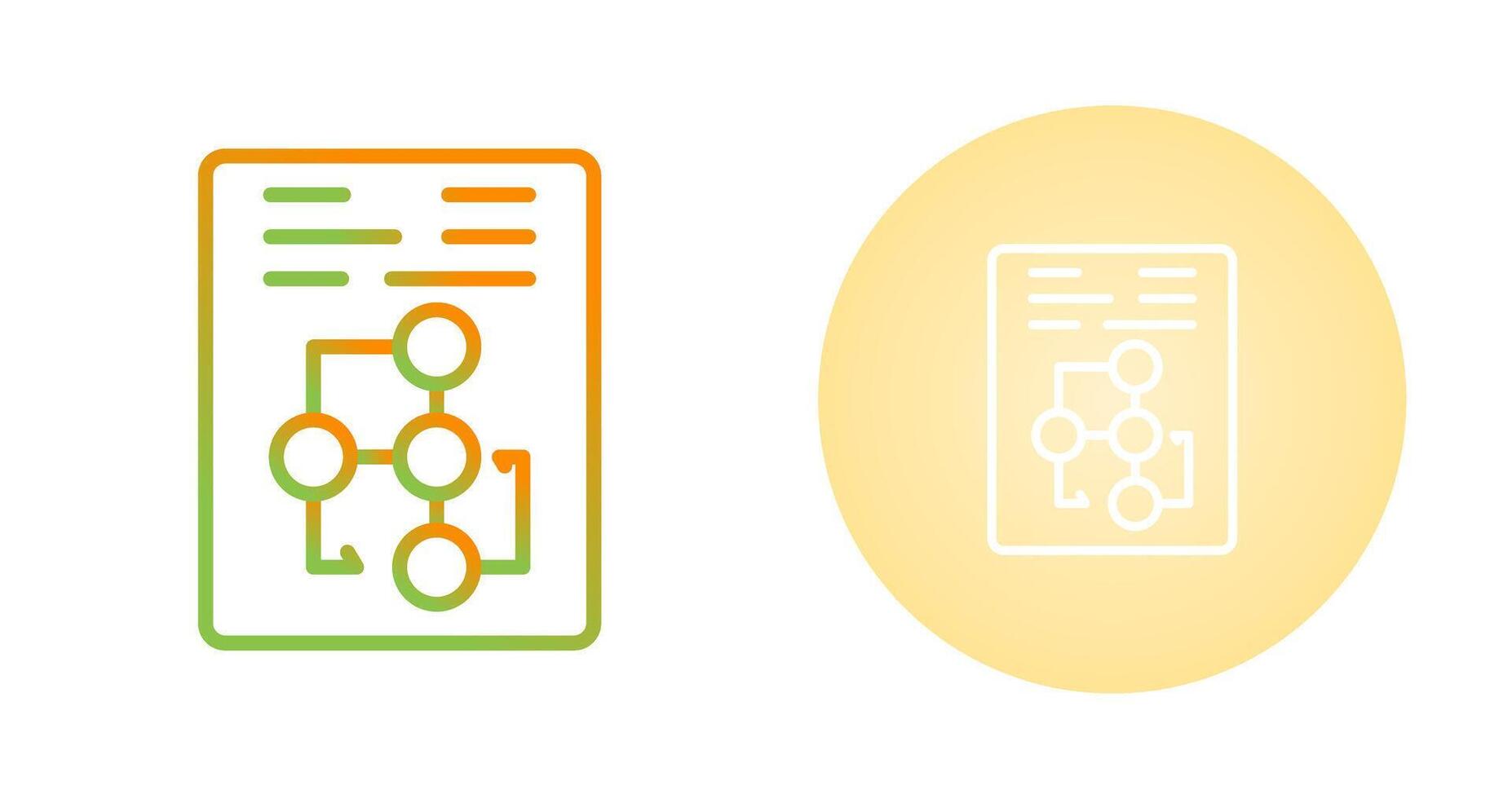 Document Workflow Vector Icon