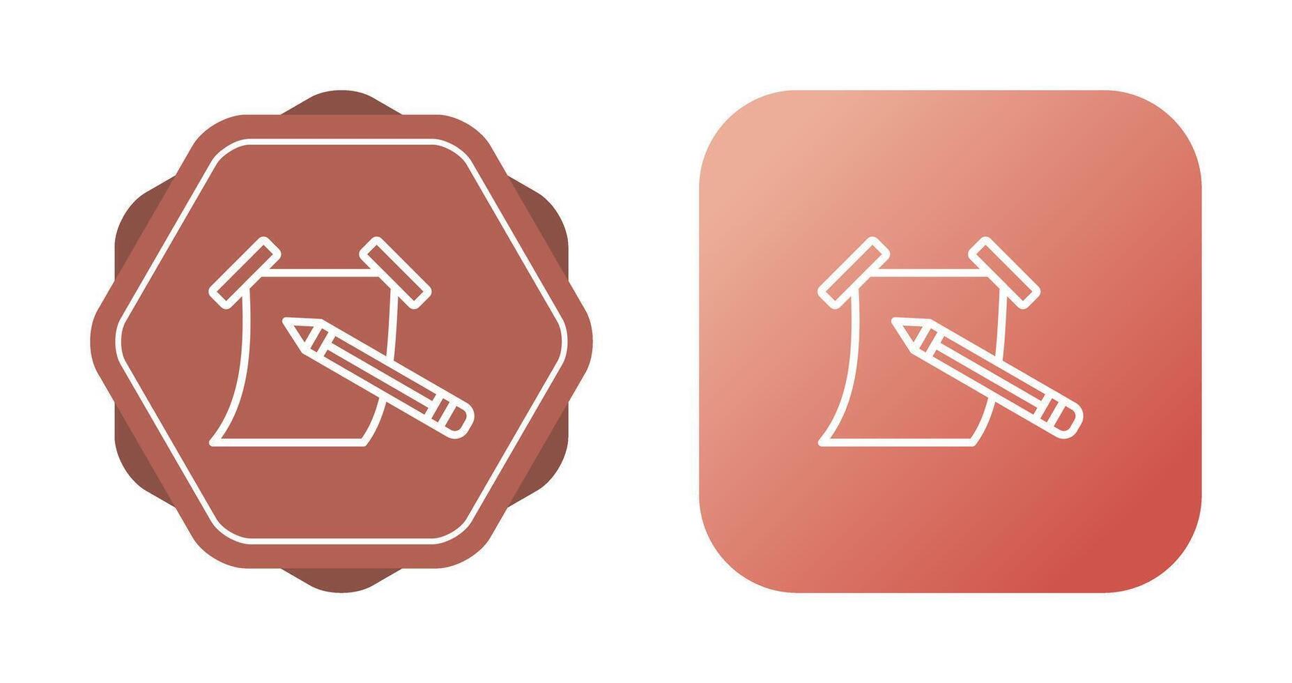 Sticky note with pencil Vector Icon