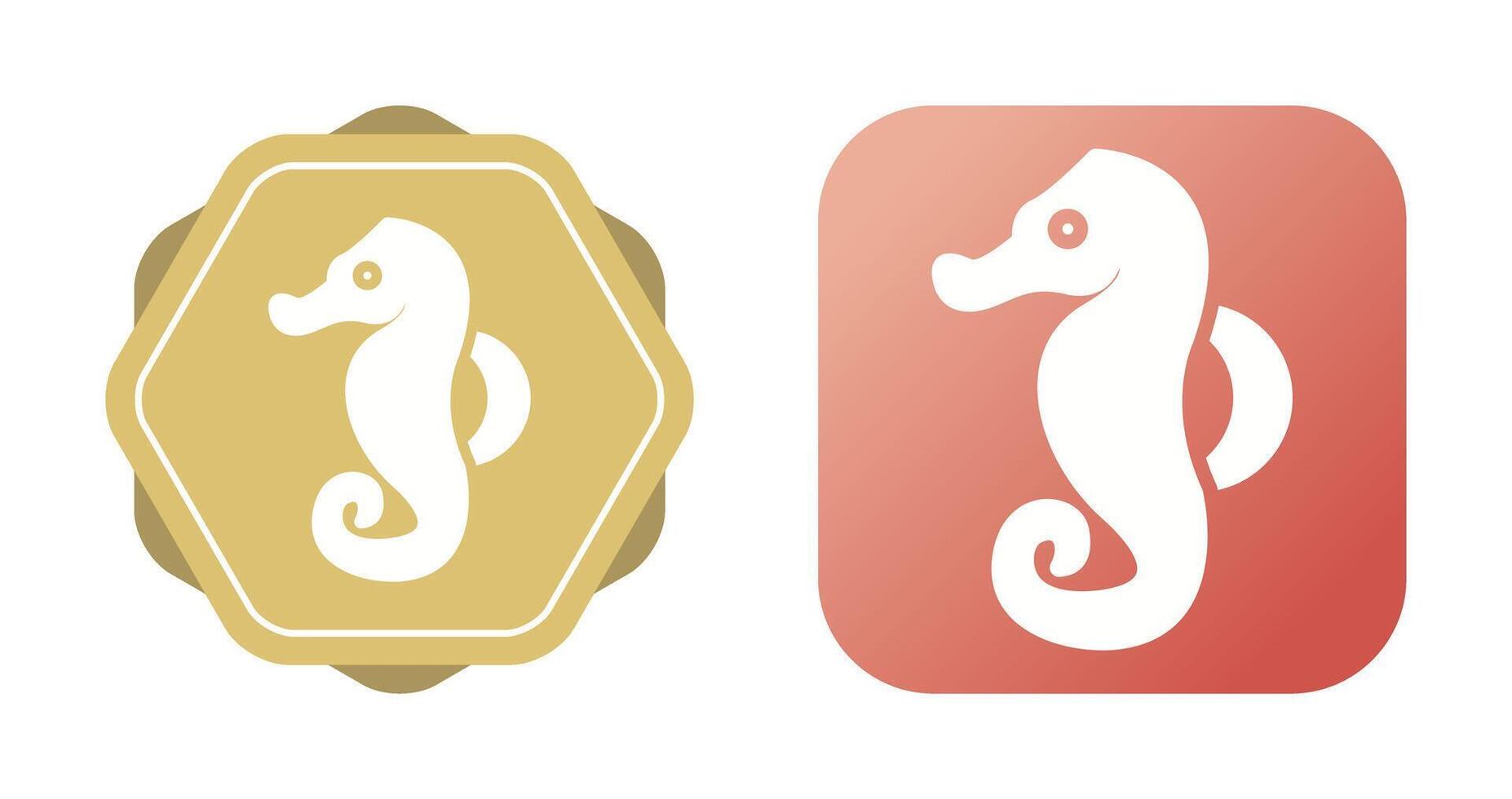 Seahorse Vector Icon