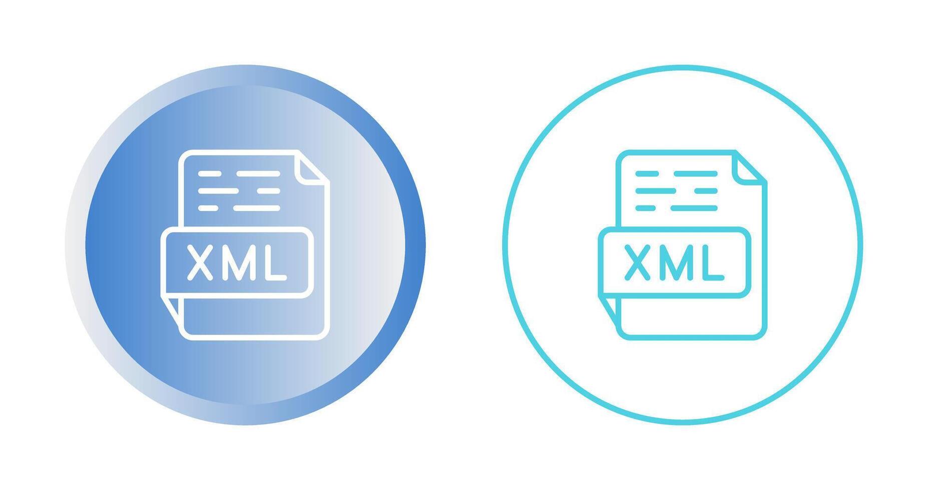 XML Vector Icon