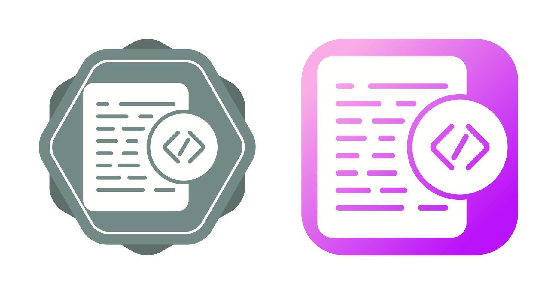 Document Metadata Vector Icon