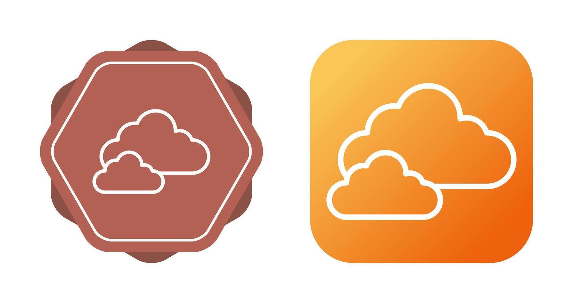 icono de vector de nube