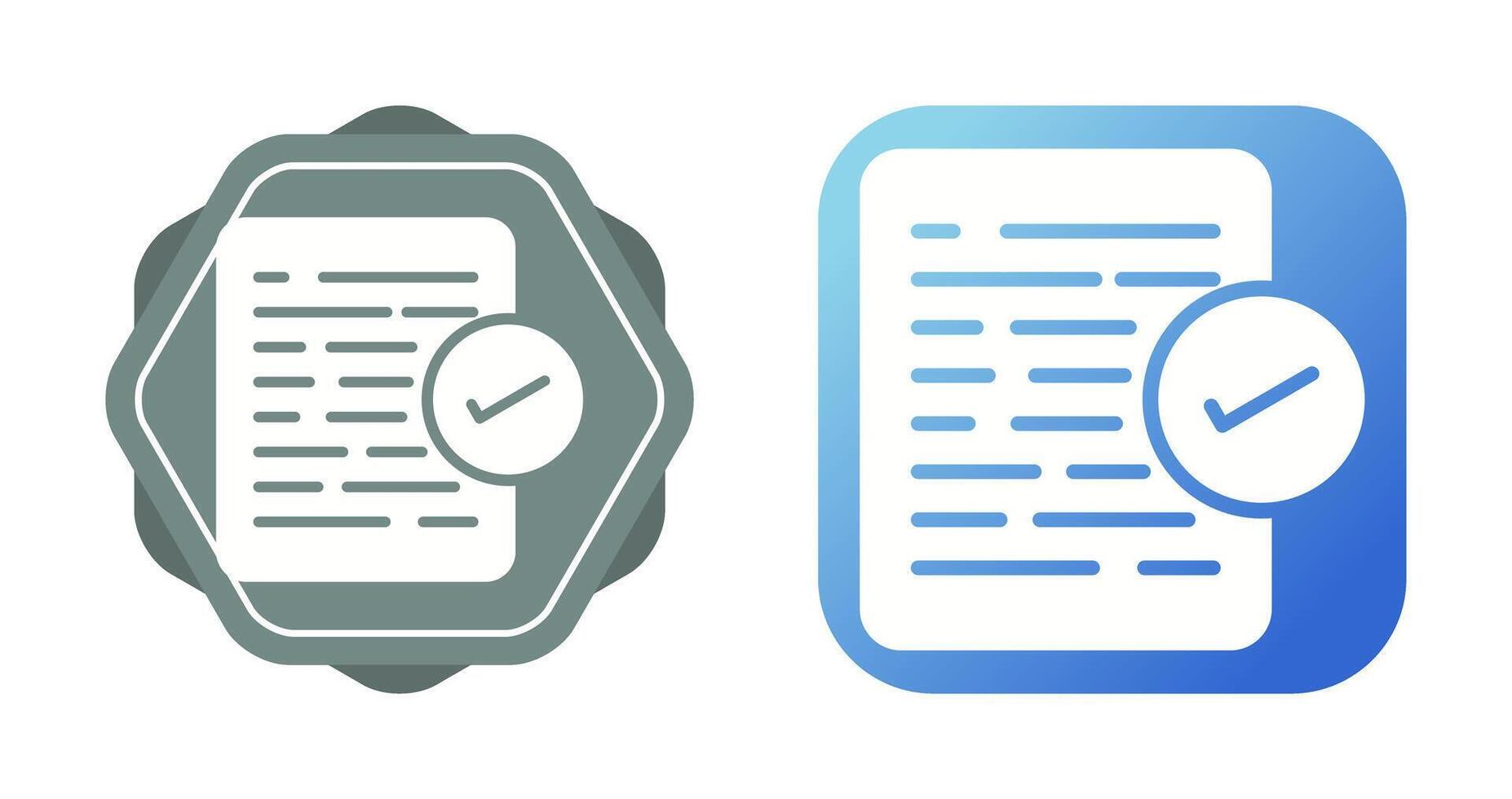 Document Approval Vector Icon