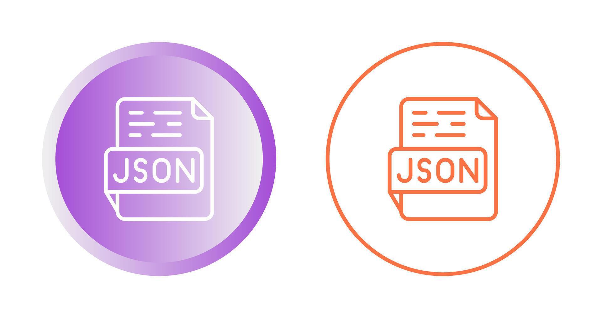 JSON Vector Icon 39276977 Vector Art at Vecteezy