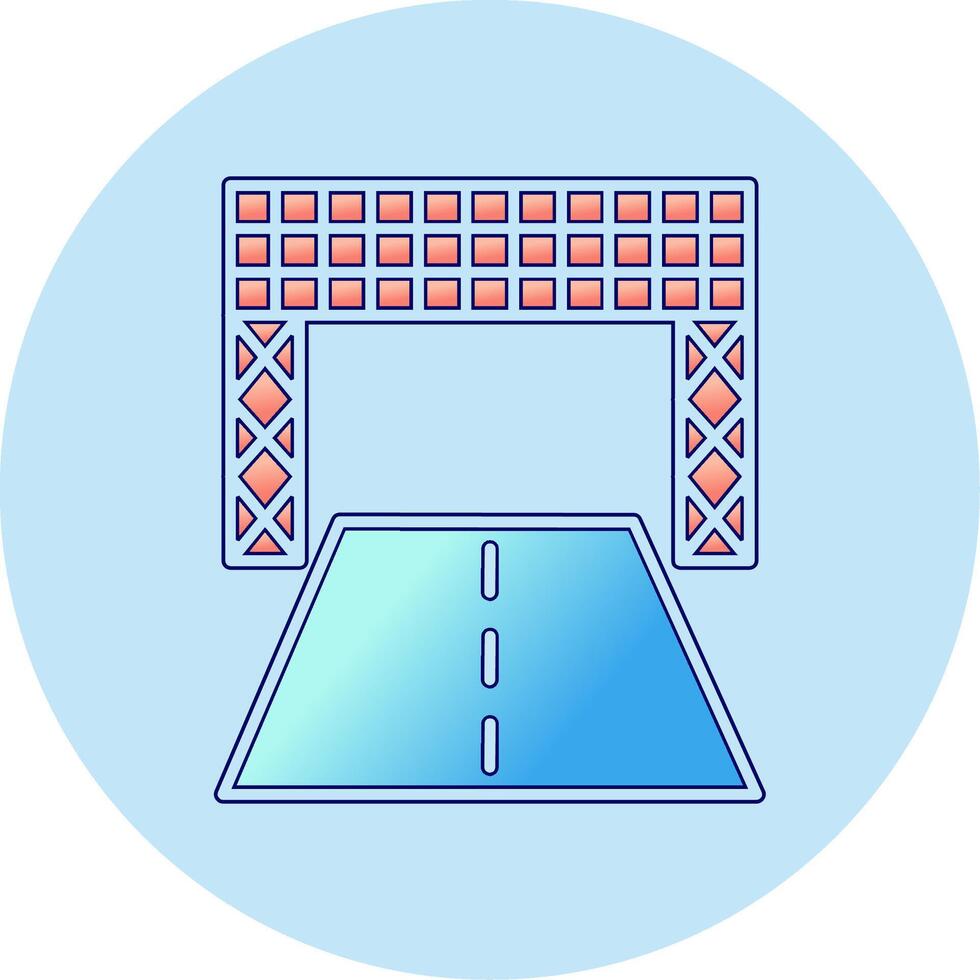 Racetrack Vector Icon